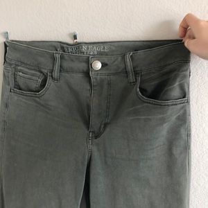 American Eagle Olive Green Tomgirl Pant